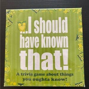 I Should Have Known That! Trivia Game